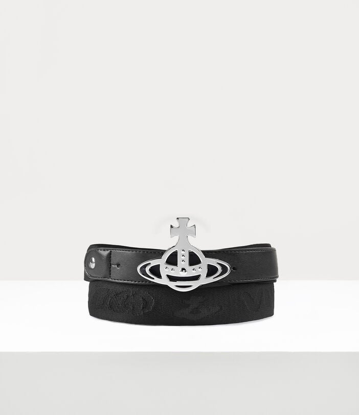 Vivienne Westwood LINE ORB WEBBING BELT